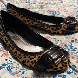 Franco Sarto Leopard Flats